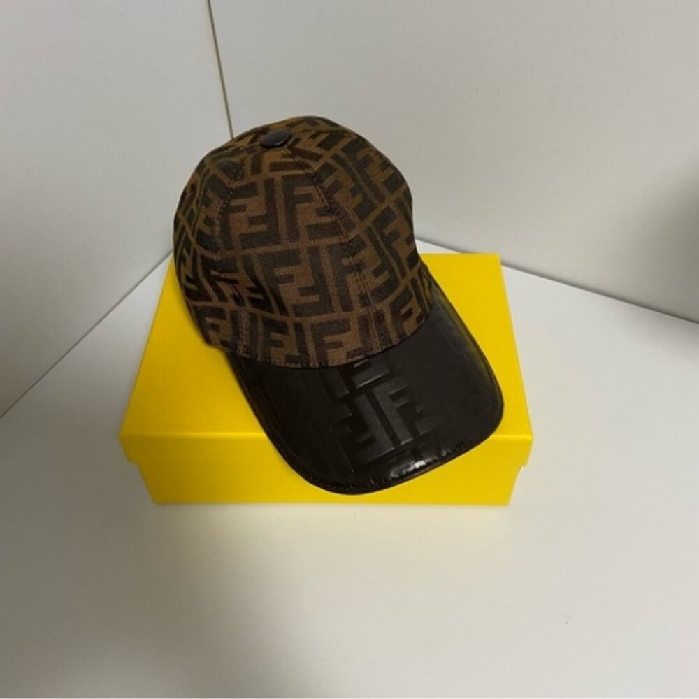Fendi FF Monogram Baseball Cap - image 1